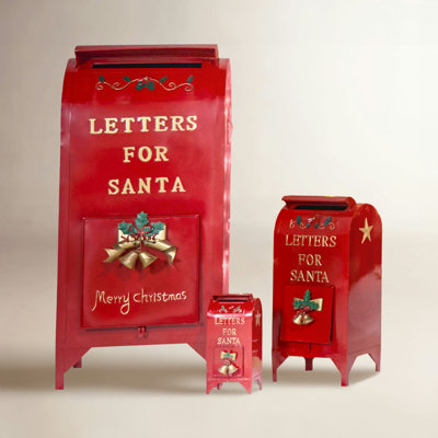 3-Piece Christmas Mailbox Holiday Accent Set