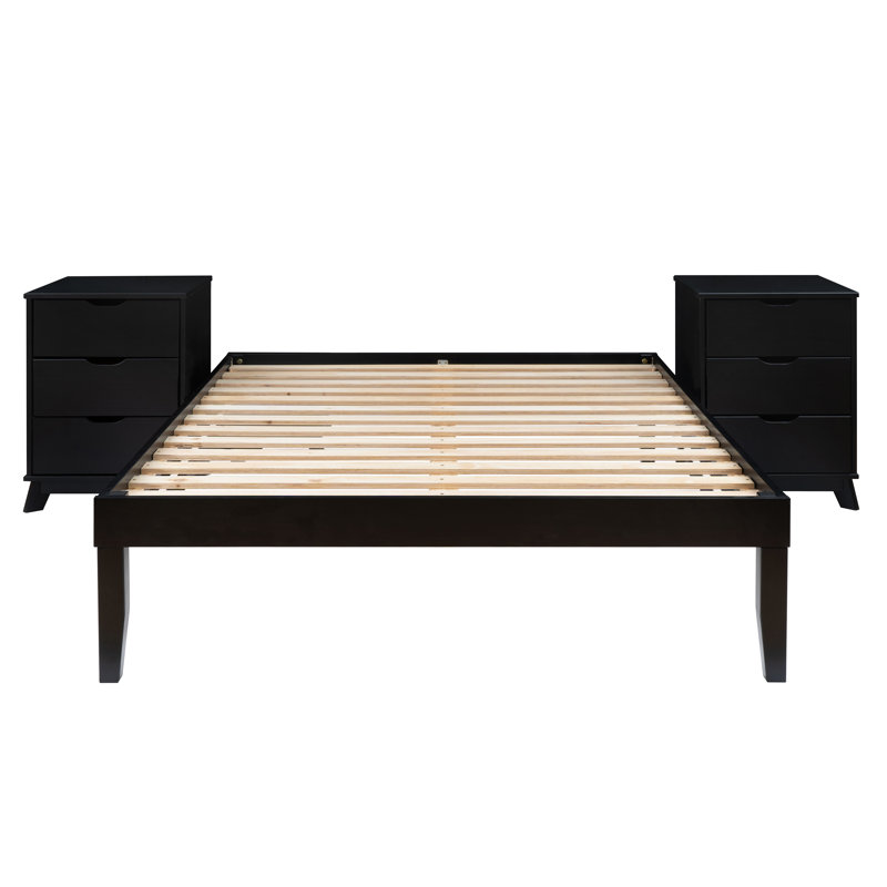 Marialana 3-Piece Bedroom Set, Black, Full / Double