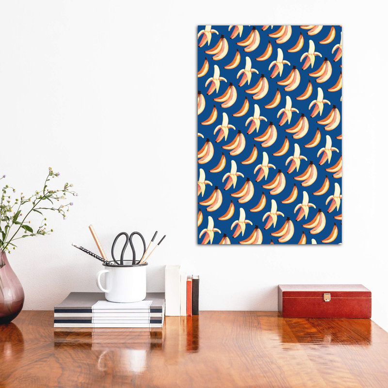 " Bananas " by Jo Taylor, No Mat, Wrapped Canvas, 48" H x 32" W x 1.5" D