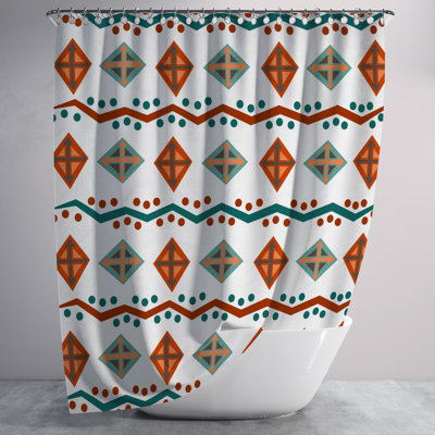 Geometric Shower Curtain