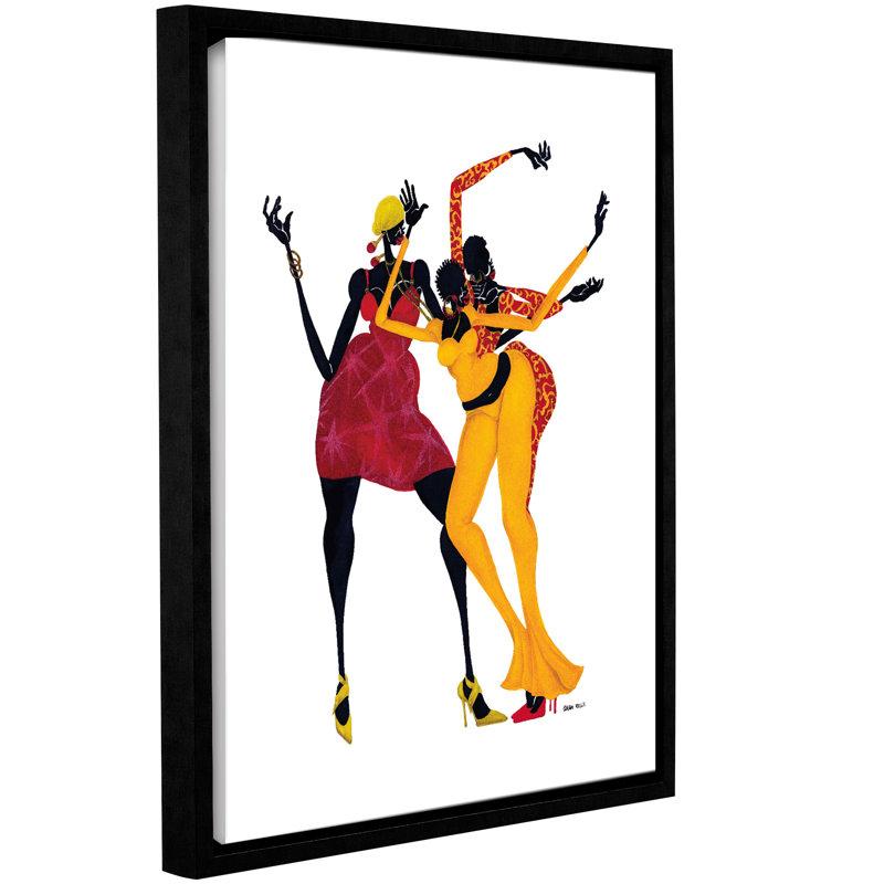 « mamas love mambo », reproduction d’impression sur toile encadrée, H 10 po x l 8 po x P 2 po
