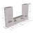 Earle Modern Entertainment Center for TVs up to 65" with Electric Fireplace Included-958446253
