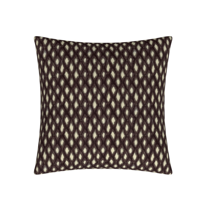 Lorraine Geometric Feather Throw Pillow, 26" x 26"
