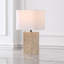 Lampe de table Henry Travertine