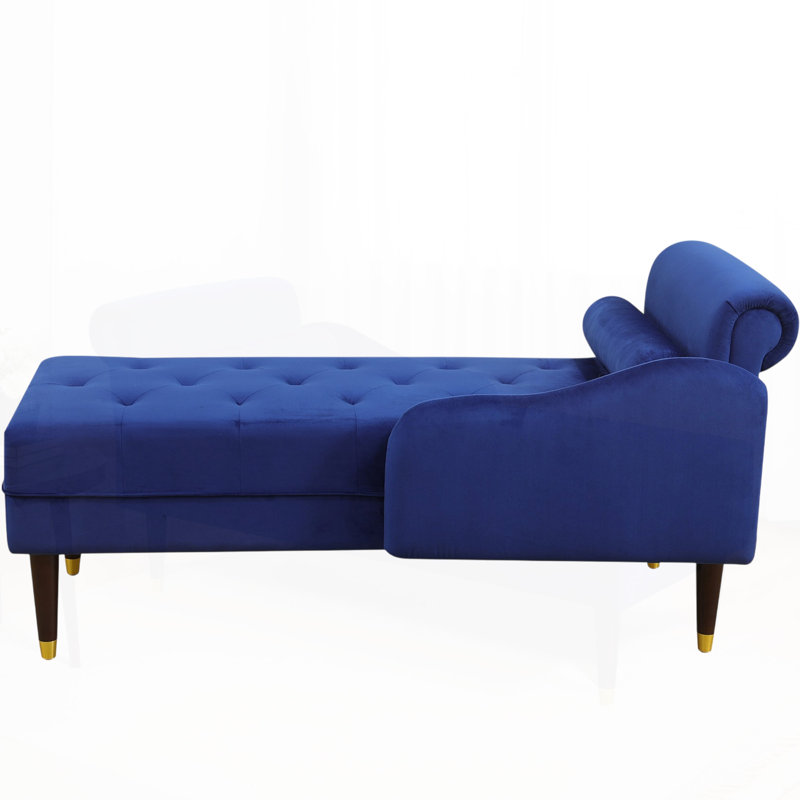Méridienne intérieure de 59 po avec accoudoir gauche et coussin lombaire Sherpa