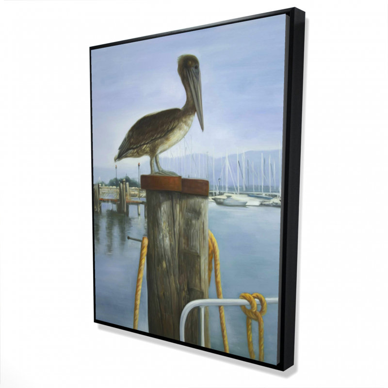 Impression de pélican sur toile