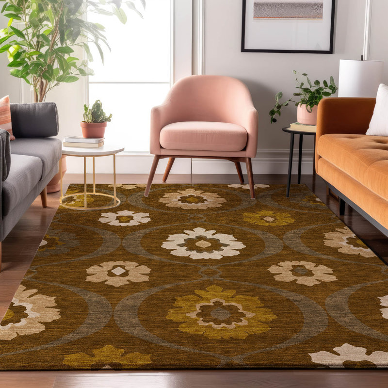 Tapis moka Prisco lavable à la machine de qualité supérieure, Rectangulaire 3 pi x 5 pi
