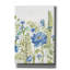 «Epic Graffiti» «Botanical Blue VIII» par Silvia Vassileva, art mural sur toile, 18 po x 26 po