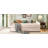 Upholstered Daybed with Smart Light and Trundle, a Practical and Stylish Solution for Modern Homes and Guest Accommodation.-1461867190-1461867189