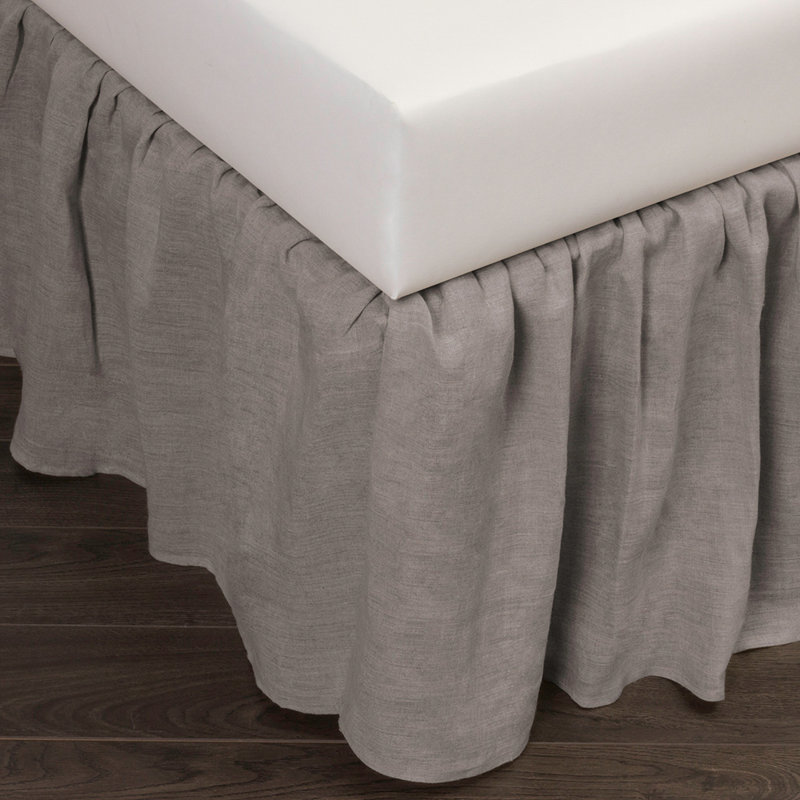 Jupe de lit Bassia, Grand, Brun