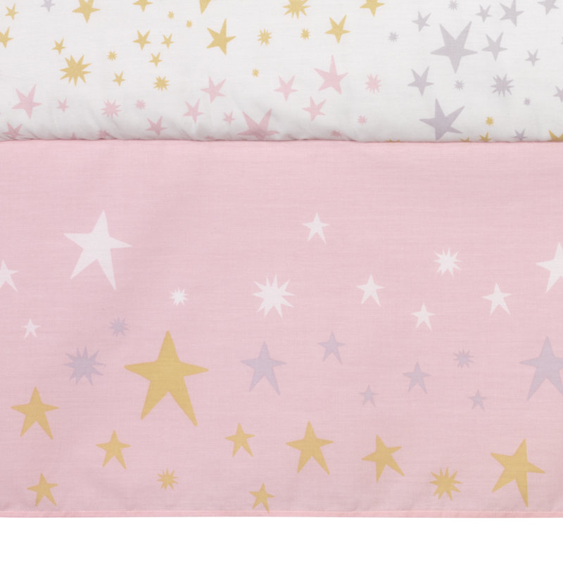 Rainbow Unicorn 3 - Piece Crib Bedding Set