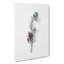 A Single Purple Flower In Abstract - Wrapped Canvas Painting-55299613