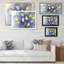Tulipes sur bleu II - reproduction sur toile-305043062-305043063