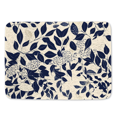 Tapis de bain en microfibre / microsuède