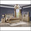 Grand lit Medusa en bois doré-293666782