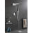 Shower System,Waterfall Rainfall Shower Head With Handheld, Shower Faucet Set For Bathroom Wall Mounted