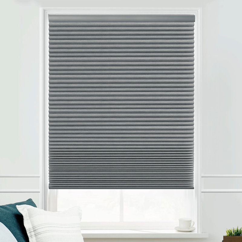  Store alvéolaire occultant, L 36 po x L 48 po, Gris