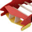 Lit de voiture de course simple rouge sur roulettes, contreplaqué massif et fabrication, rails latéraux pour la prévention des chutes, conception de sommeil confortable, dimensions de 98,7 po x 41,7 po et 26,5 po, assemblage requis, sécurité de qualité,-130833683