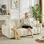 Modern 3+1+1 Seater Teddy Sofa Combo With Wooden Frame And Five Plush Cushions For Compact Living Spaces.-1582504340