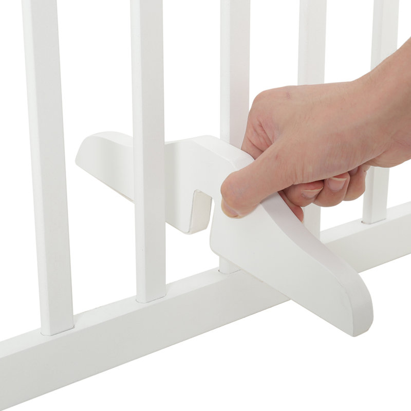 Degeorge Wood Free Standing Pet Gate