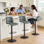 Tabouret de bar rotatif à hauteur réglable avec structure en métal-186712871-186712873