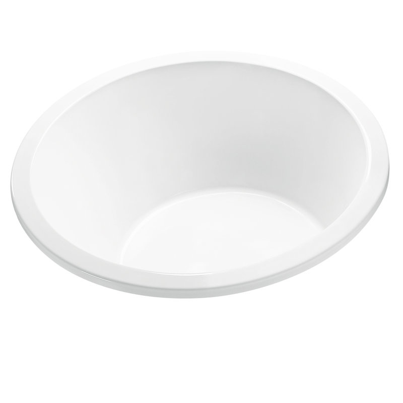 Baignoire tourbillon 65,5 po MTI Solutions, Blanc, Encastré