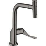 Citterio 13.5" Pull Down Single Handle Kitchen Faucet with Accessories