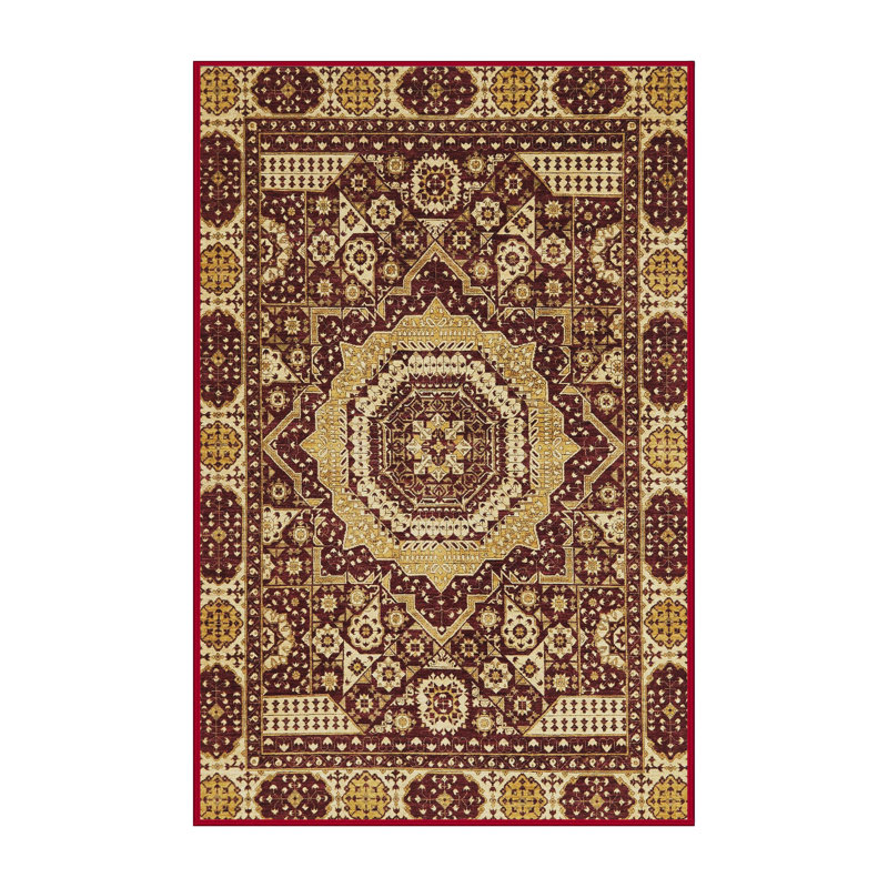 Abstract Indoor Rug, Rectangle 2' x 3'