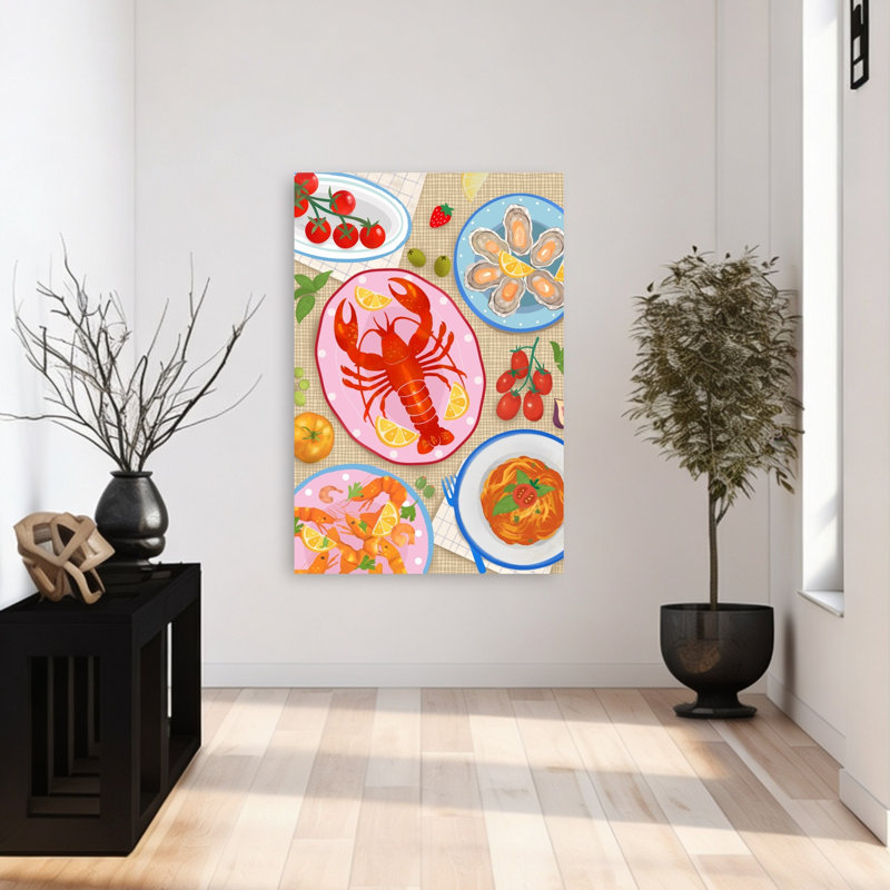 Impression d'art mural italien italien, 48" H x 32" W