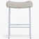 24" Luxuriously Ultra-Soft Wide Cushion Saddle Counter Height Bar Stools With Metal Frame