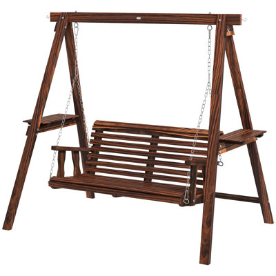 Leium 2 Person Fir Porch Swing,wood