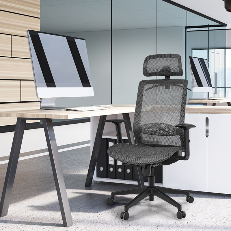 Chaise de bureau Office, gris
