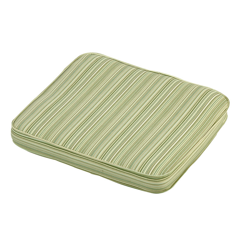Cotswold Carver Seat Cushion, 5 cm H x 45 cm W x 40 cm D, Stripe Pattern