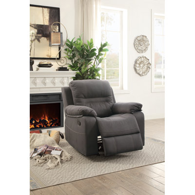 Fauteuil à bascule inclinable et oscillant contemporain avec revêtement respirant
