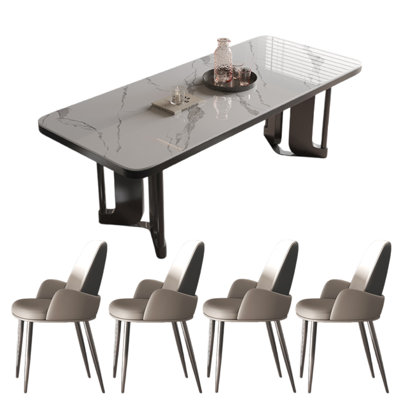 Italian style home light luxury table sets