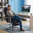 Oversized Ergonomic Office Chair with Heat & Massage, Adjustable Height, Reclining & Retractable Footrest&4-Point Massage