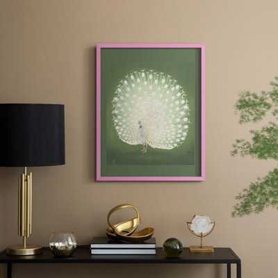 «Vintage Animal Print», impression encadrée en bois massif