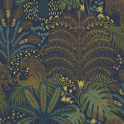 A4 Sample-Envy Savannah Floral Wallpaper