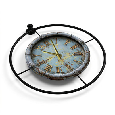 Horloge murale industrielle