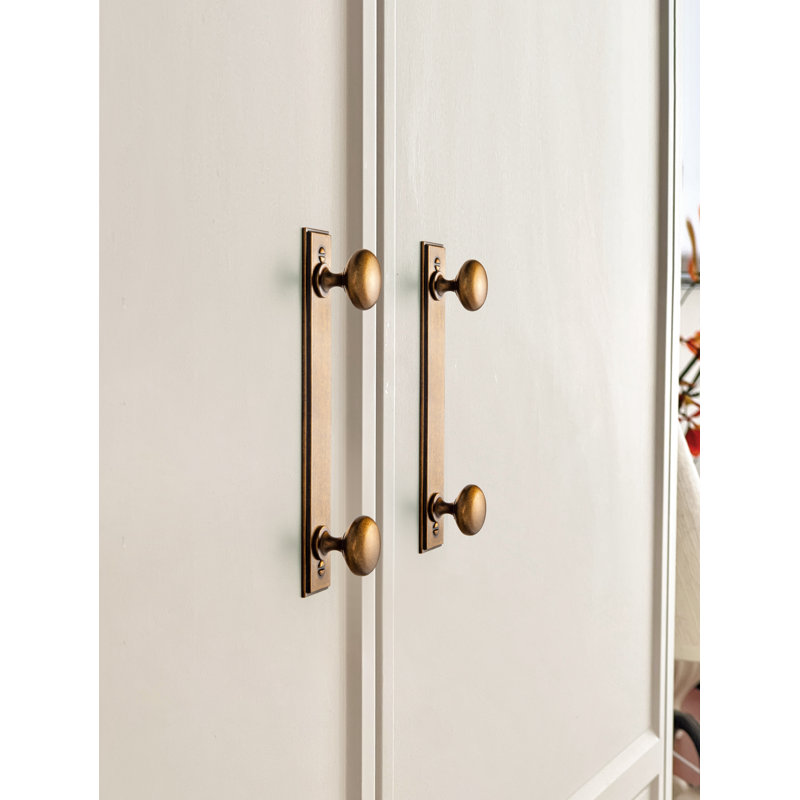 Creative Double Knob Pull Multipack, Antique Brass