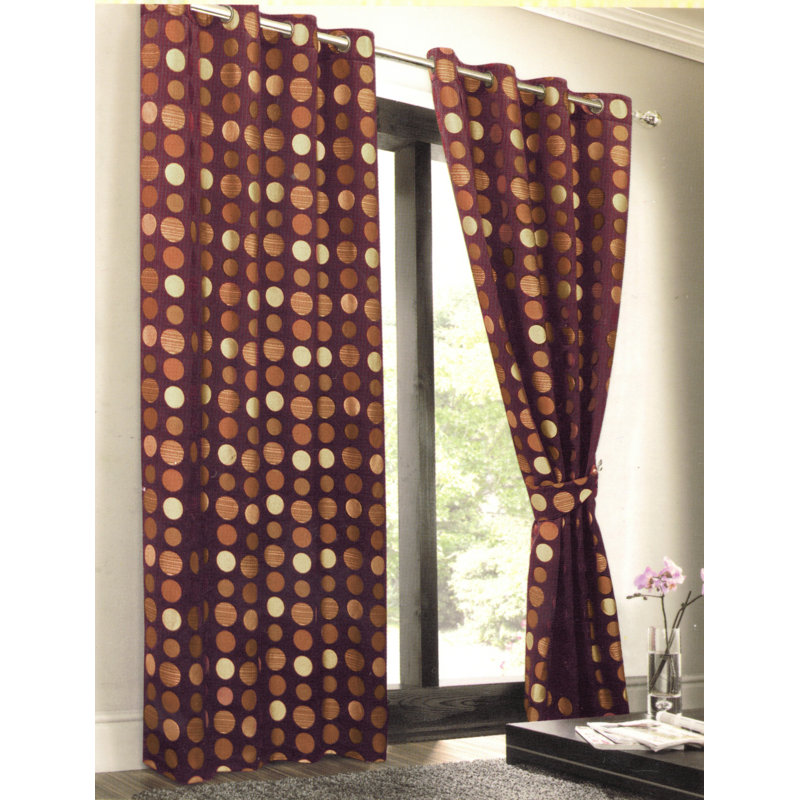 Panneau de rideau simple Chantelle, Trésor, l 55 po x L 118 po