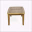 Table basse d'extérieur en bois d'acacia