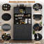 Armoire de cuisine 72,8 "avec tablette à micro-ondes-102830470