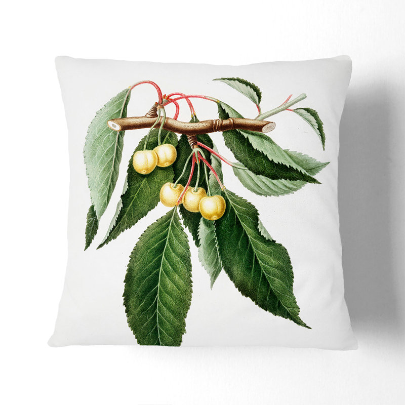 Square Cushion, 40cm H x 40cm W x 15cm D, White