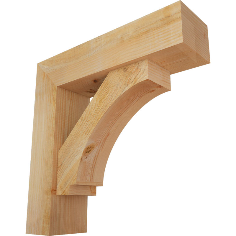 Support de bloc impérial avec entretoise décalée, 30 x 30, Sapin Douglas de l 8 po (scié brut)