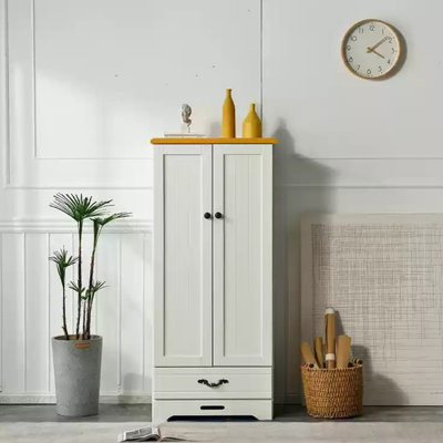 American-style Simple Off-white Wardrobe