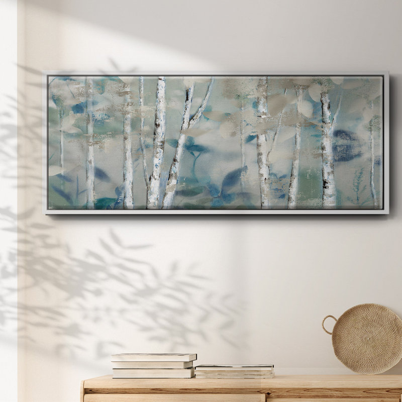 Zen Forest I- Framed Canvas, 24" H x 60" W