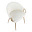 Chaise avec accoudoirs rembourrée Josie-1696951238-1633635269