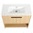 36" Freestanding Bathroom Cabinet With Ceramic Sink, Plywood Construction, 2 Doors, Functional Sink Area Vanity Plywood, Soft Closing Elegant-578921490-578921516