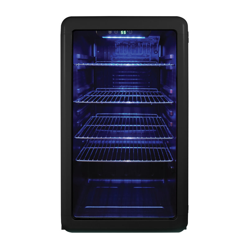 Magic Chef 17.5 " W 20 Cans (12 oz.) 3.4 8 Bottles, Black